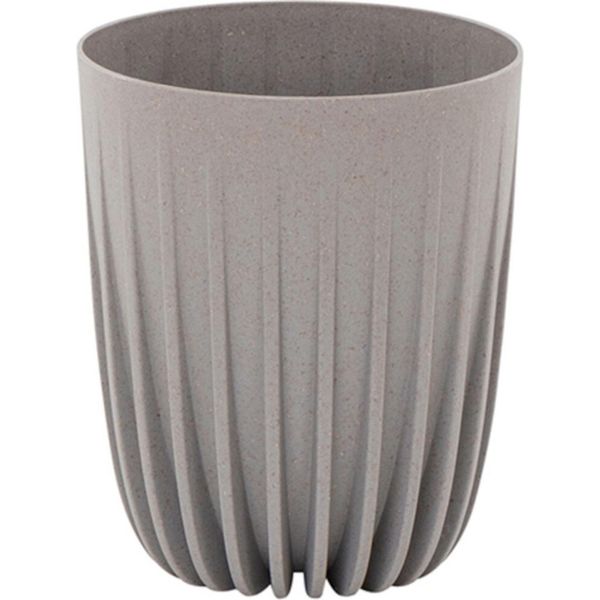 Siena Garden Ecovessel Palma 14.5Cm Grigio Plastica/Legno, Gr 14.5X14.5X17-image