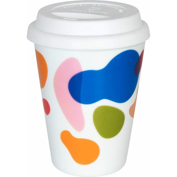 KöNitz Coffee To Go Mug Flow, Tazza Termica In Porcellana, Colorata, 380 Ml, 11 5 162 2673-image