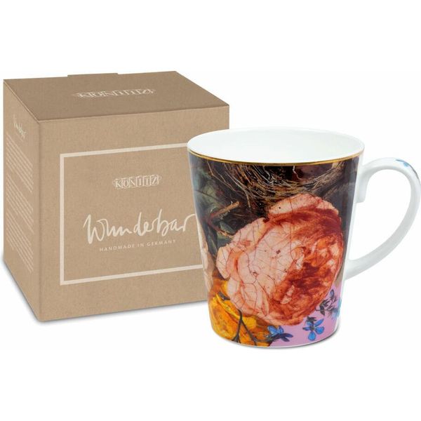 Tazza KöNitz Wunderbar Flourish - Rose, Tazza Con Scatola Regalo, Bone China, 600 Ml, 11 5 255 2757-image