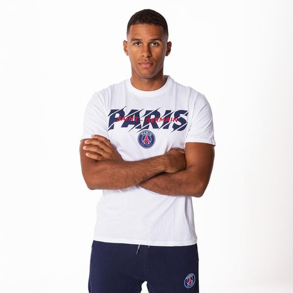 Maglia Psg 'Paris' Per Adulti - Taglia M - Bianca - Paris Saint-Germain-image
