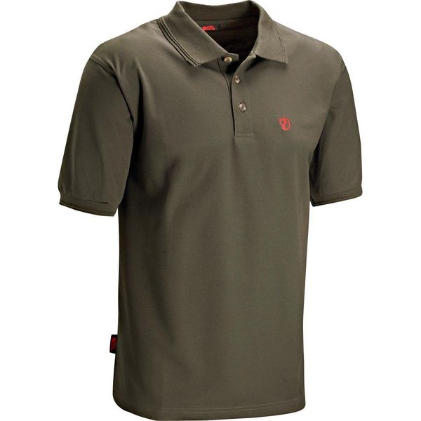 FjäLlräVen Crowley Polo Pique Shirt Ss 81783 Oliva Scuro Camicia Funzionale Poloshirt 3XL-image