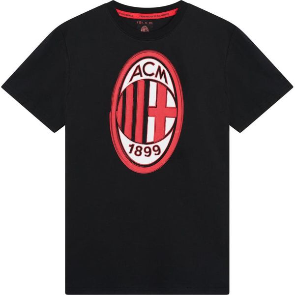 Maglietta Con Grande Logo Ac Milan Per Bambini - Taglia 140-image