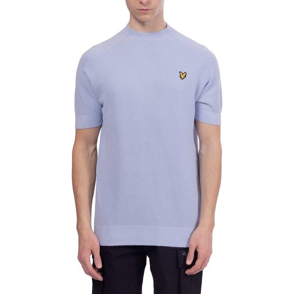 Lyle & Scott - T-Shirt Uomo In Maglia Di Misto Lino - Taglia M-image