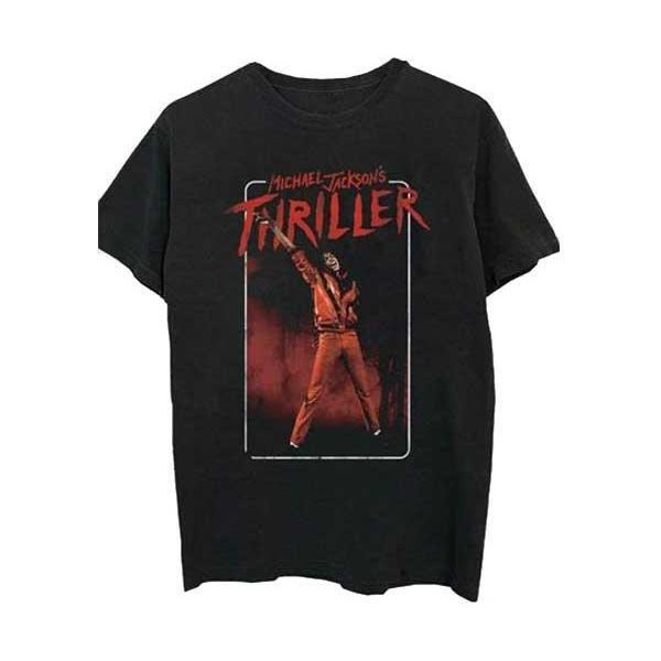 Michael Jackson - Maglietta "Thriller Suit"" Per Uomo/Donna Unisex RO5464 (M) (Nero)"-image