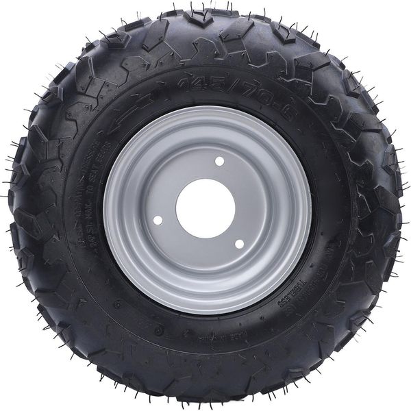 145/70-6 145X70-6 Pneumatici 6 Pollici Ruote Bordo 3 Borchie Go Kart Pneumatici Per Atv Utv Quad Off Road Golf Cart-image