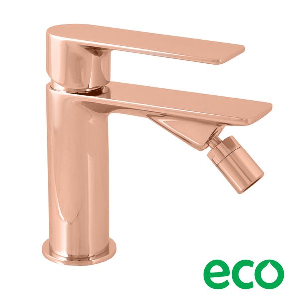 SlezáK-Rav Rubinetto Per Bidet Nil - Rosa Dorato - Lucido, Colore: Rosa Dorato - Lucido , Finitura Superficiale: Pvd, Dimensione: 3/8''-image