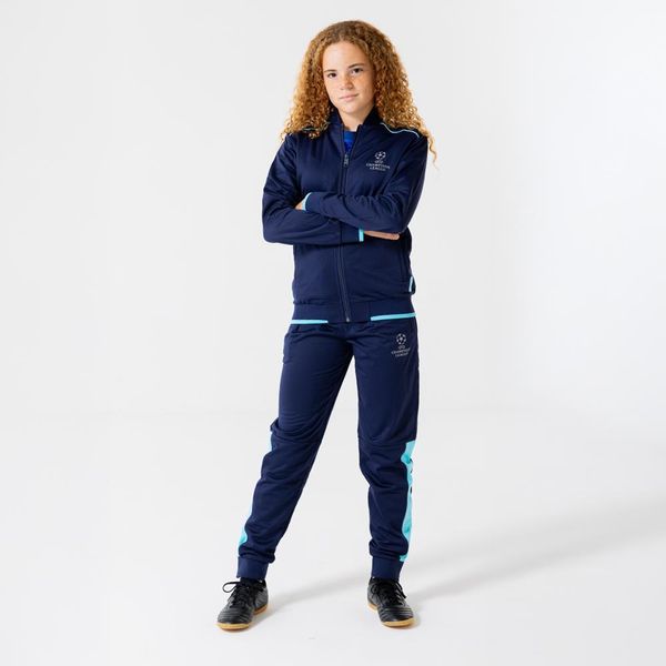 Tuta Da Allenamento Uefa Champions League Per Bambini - Taglia 140 - Tuta Da Calcio - Blu - Merchandise Ufficiale Champions League-image