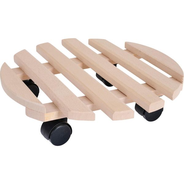 Montagne Russe In Legno Ø 35 Cm, Naturale Portata: 25 Kg, Legno Di Faggio-image