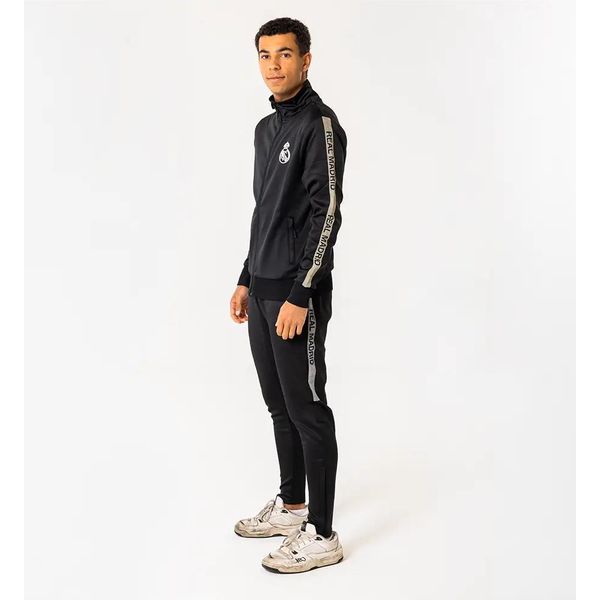 Tuta Da Allenamento Real Madrid Uomo 25/26 - Nero - Taglia M / Medium - Tuta Da Allenamento Real Madrid - Abbigliamento Calcio - Prodotto Ufficiale-image
