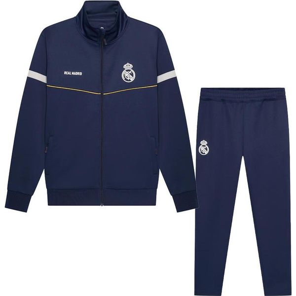 Tuta Da Allenamento Real Madrid Uomo 25/26 - Blu - Taglia L / Large - Abbigliamento Calcio - Prodotto Ufficiale-image