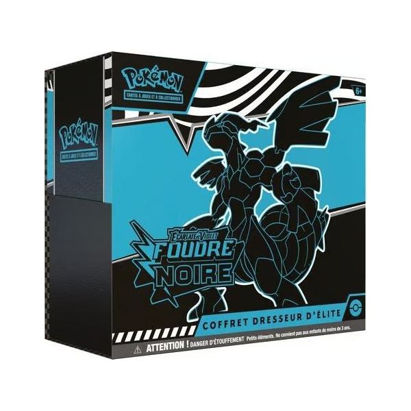 Tcg Scarlet And Violet Black Bolt Elite Trainer Box (Francese) Ovp Danneggiato-image