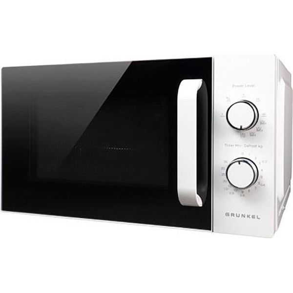 Forno A Microonde Grunkel Con Grill Da 700W 20 Litri Di Capacità MWG-20MA Con 6 Livelli Di Potenza, Scongelamento E Piatto Da 24,5 Cm.-image