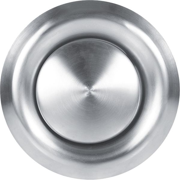 Apertura Di Ventilazione Regolabile A Parete/Soffitto In Acciaio Inox, Copertura Rotonda Del Condotto Di Ventilazione (125 Mm)-image