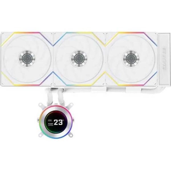 Lian Li Hydroshift Ii LCD-C 360TL Argb Aio Raffreddamento Ad Acqua - Bianco - 33 Db - Amd Socket AM4 (Ryzen)-image