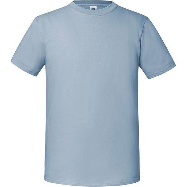 Maglietta Fruit Of The Loom Premium Uomo RW5974 (S) (Grigio Blu)-image