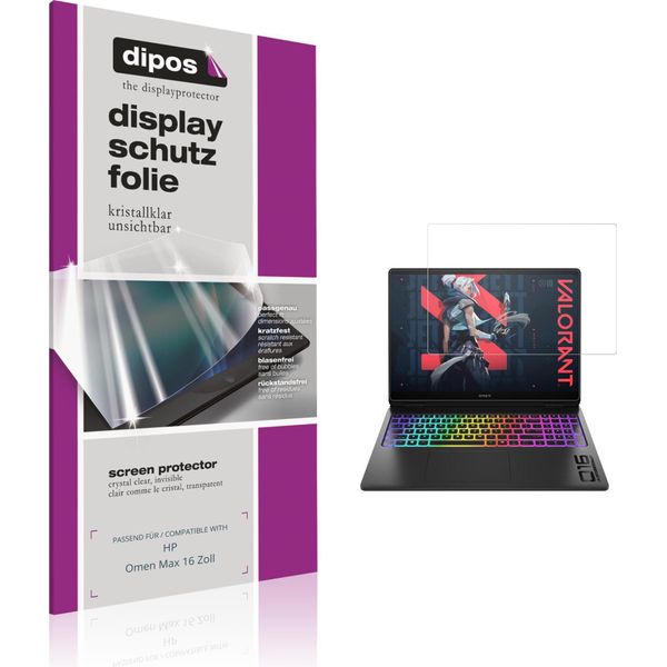 2X Pellicola Protettiva Per Hp Omen Max 16 Zoll Protezione Schermo Claro Display Dipos-image