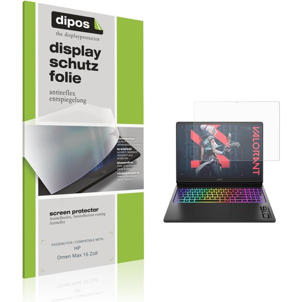 2X Pellicola Protettiva Per Hp Omen Max 16 Zoll Protezione Schermo Antiriflesso Dipos-image
