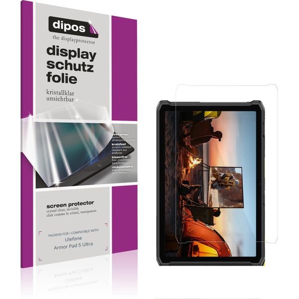 2X Pellicola Protettiva Per Ulefone Armor Pad 5 Ultra Protezione Schermo Claro Display Dipos-image