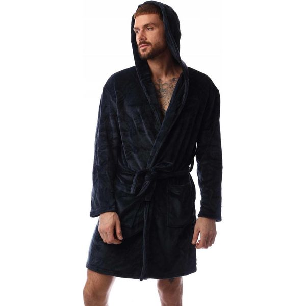 Bench - Vestaglia "Enstrada"" Da Uomo, In Pile GT10469 (Xl) (Navy)"-image