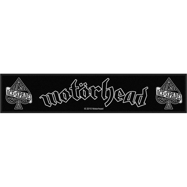 Motorhead - Ace Of Spades - Toppa - Strisce Di Poliestere RO6599 (Taglia Unica) (Nero/Bianco)-image
