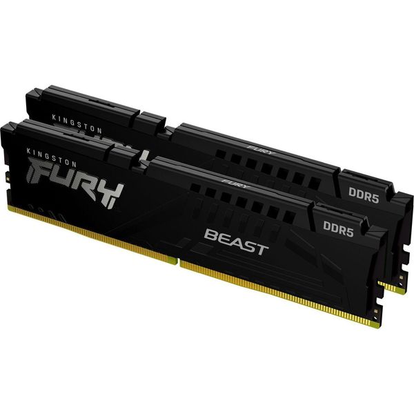 Kingston Technology Fury Beast 64GB 5200Mt/S DDR5 CL40 Dimm (Kit Da 2) Nero-image