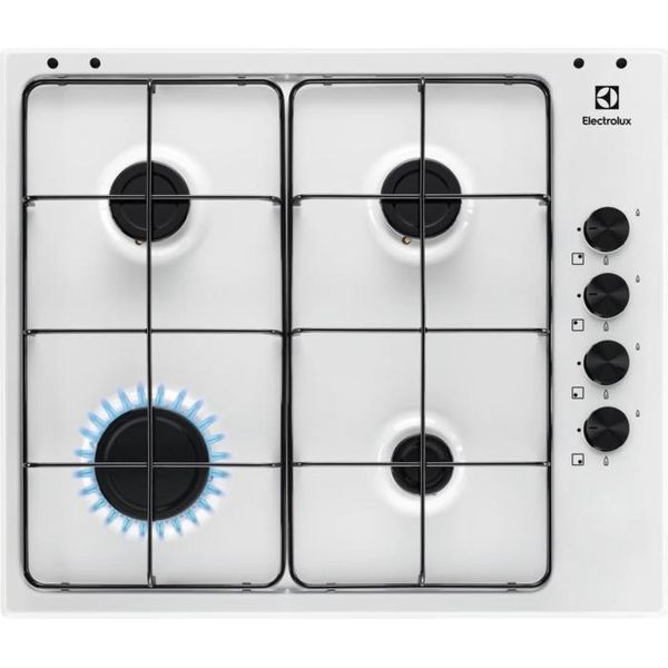 Electrolux KGS6404W Piano Cottura Bianco Da Incasso 59.5 Cm Gas 4 Fornelli-image