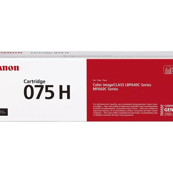 Canon 075 H Cartuccia Toner 1 Pz Originale Giallo-image