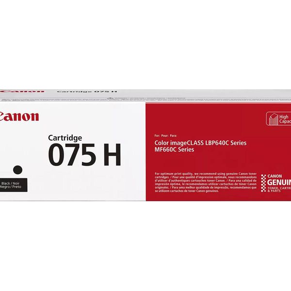 Canon 075 H Cartuccia Toner 1 Pz Originale Nero-image