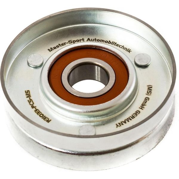 MASTER-SPORT R31033-PCS-MS Puleggia Tenditore, Cinghia Piatta Superiore Per Audi A4 B5 (8D2)-image