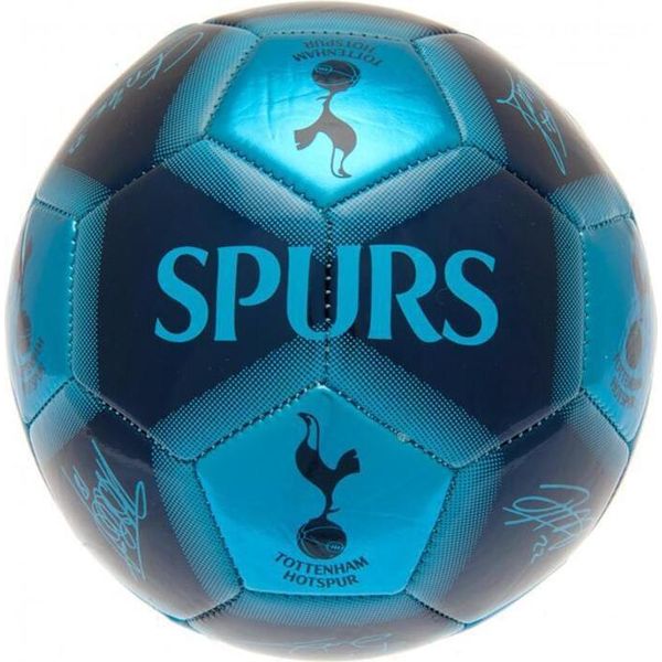 Tottenham Hotspur Fc - Pallone, Con Firme TA5809 (Taglia Unica) (Blu/Nero)-image
