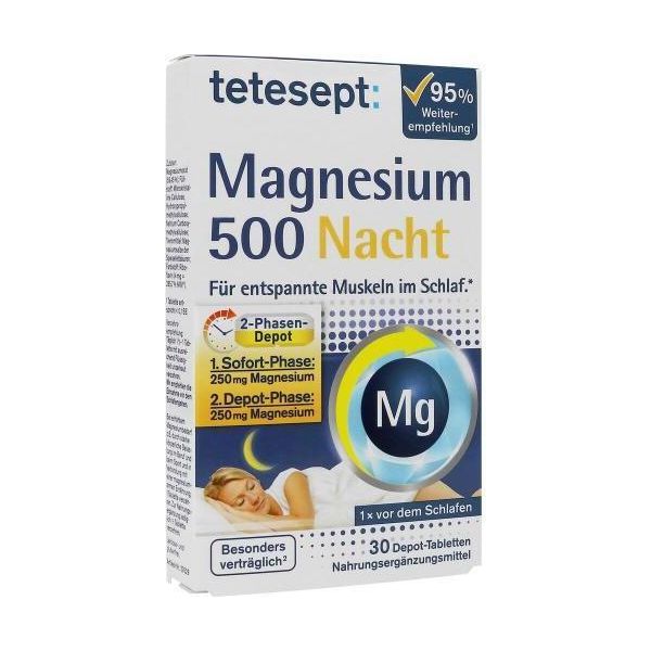 Tetesept Magnesio 500 Compresse Notte 30 Capsule-image