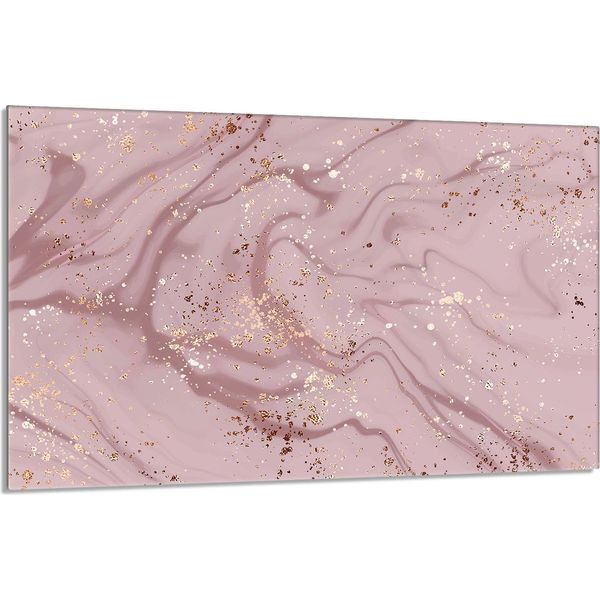 Piastra Di Copertura Del Piano Cottura 80X52Cm 1 Pezzo In Ceramica, Rosa Marmo-image