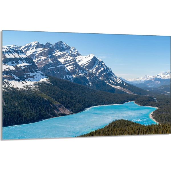 Piastra Di Copertura Per Piano Cottura 80X52Cm 1 Pezzo In Ceramica Per Copertura Piano Cottura, Paesaggio Montano-image