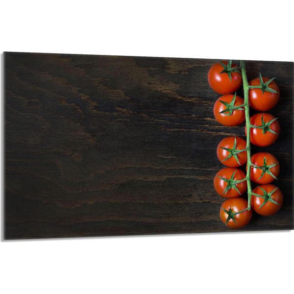 Piastra Di Copertura Del Piano Cottura 80X52Cm 1 Pezzo Copertura Del Piano Cottura In Ceramica, Pomodori In Legno-image