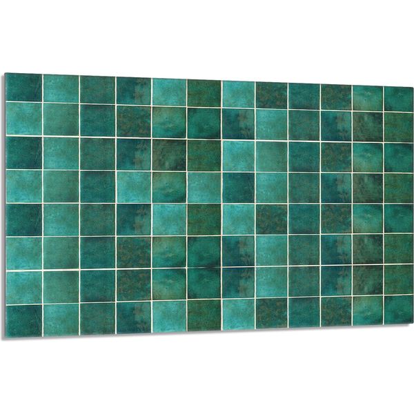 Piastra Di Copertura Del Piano Cottura 80X52Cm 1 Pezzo In Ceramica, Piastrelle Turchesi-image