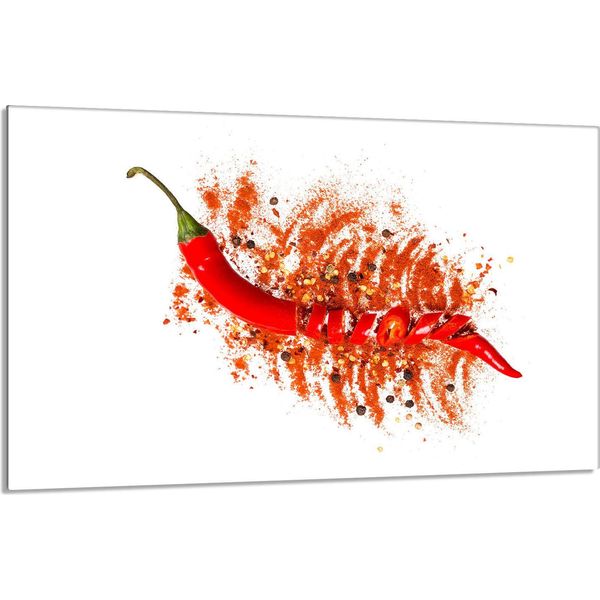 Piastra Di Copertura Del Piano Cottura 80X52Cm 1 Pezzo Di Copertura In Ceramica Dell'alzatina Del Piano Cottura, Spezie Al Peperoncino-image