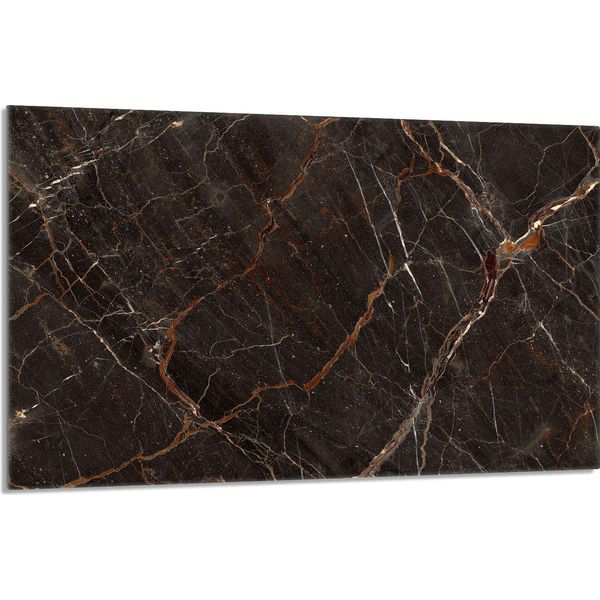 Piastra Di Copertura Del Piano Cottura 80X52Cm 1 Pezzo Di Copertura Del Piano Cottura In Ceramica, Marmo Marrone-image