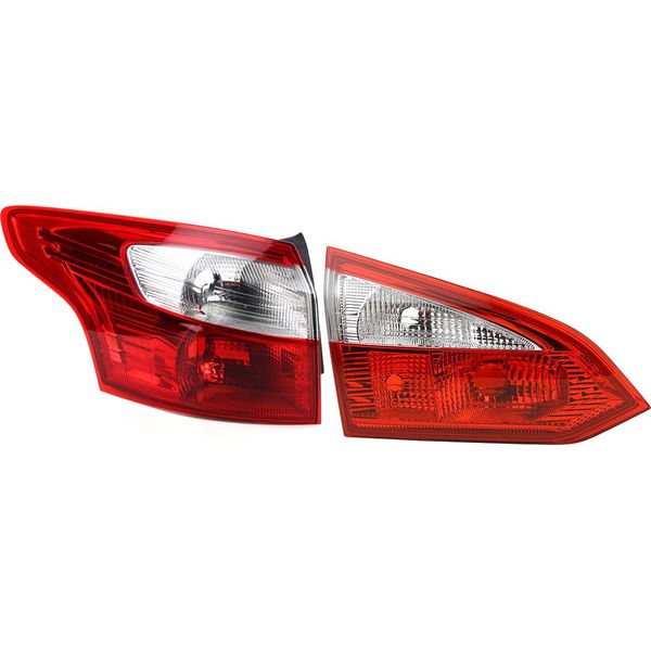 Johns, Luce Posteriore Combinata Adatta A Ford Focus 11 Set Interno Esterno 11-14 Sinistra-image