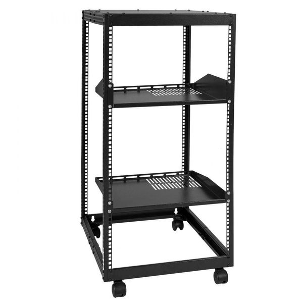 Sm® - Armadio Di Rete Rack Per Server A Telaio Aperto 20U A 4 Montanti - 23''-40'' Regolabile-image
