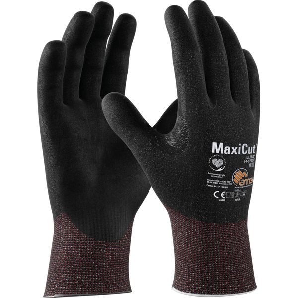 Guanti Antitaglio Maxicut® Ultra™ 44-6745F Taglia 9 Nero En 388 Dpi Categoria Ii-image