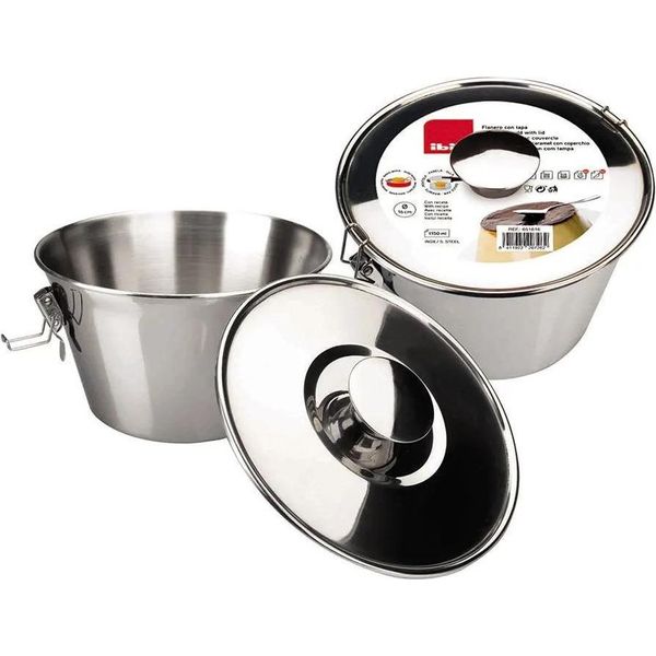 Ibili Stampo Per Budino Inossidabile 18 Cm Argento Argento Taglia Unica-image