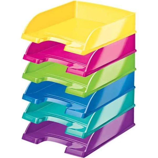 Leitz Wow Vassoio Verticale Formato A4 Multicolore Multicolore Taglia Unica-image