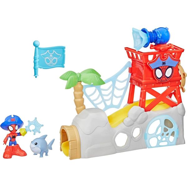 Spidey E I Suoi Super Amici - Playset - L'isola Di Spidey - Ragnatele D'acqua-image
