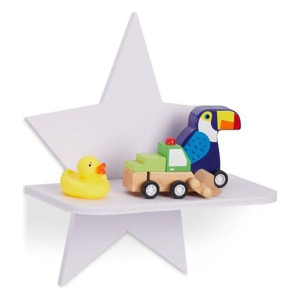 Mensola Da Parete Con Stelle Per La Cameretta Dei Bambini-image