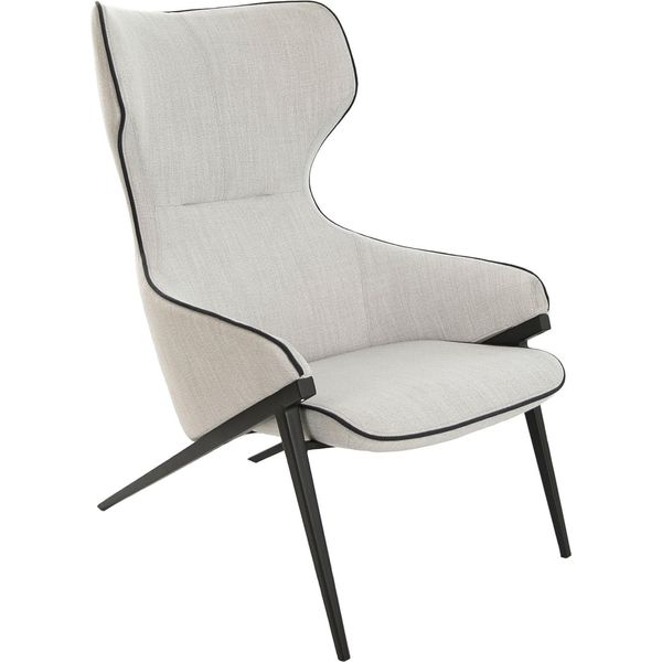 Poltrona Angel Cerdá In Tessuto Grigio 5009-image
