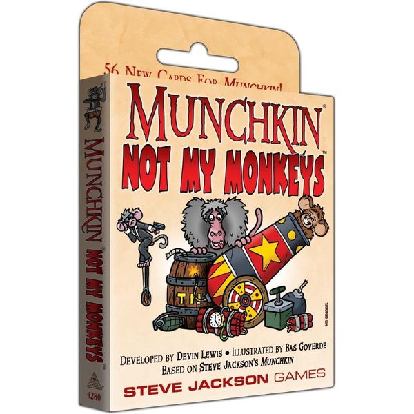 Munchkin Not My Monkeys - Gioco Di Carte Espansione - Inglese-image