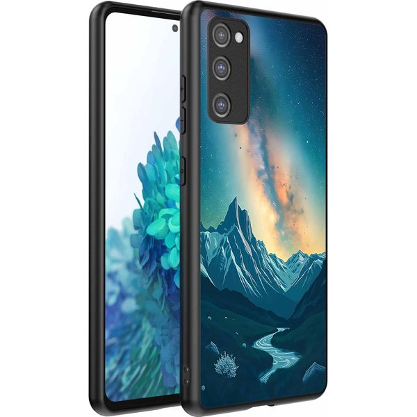 Custodia Per Samsung Galaxy S20 Fe Con Impronta Del Cielo Stellato - Custodia Backcover In Tpu Con Design Spaziale E A Forma Di Via Lattea - Smartphonica-image