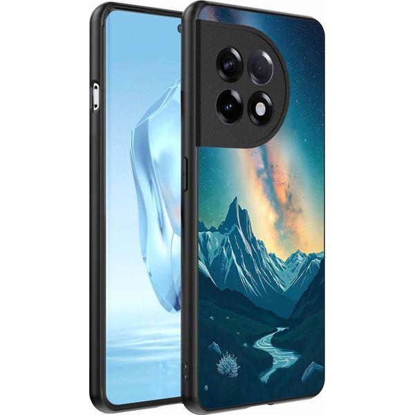 Adatto Per Oneplus 12 Custodia Per Telefono Con Impronta Del Cielo Stellato - Custodia Backcover In Tpu Con Design Spaziale E A Forma Di Via Lattea - Smartphonica-image