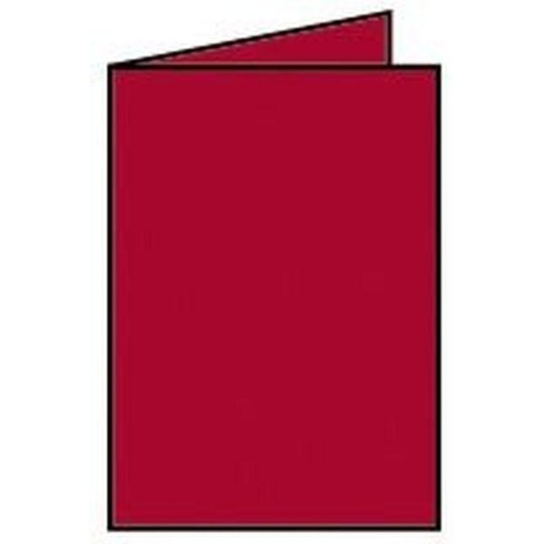 RöSsler Papier 220706526 Coloretti Doppio Cartoncino - Altezza A6, 5 Pezzi, Papavero-image