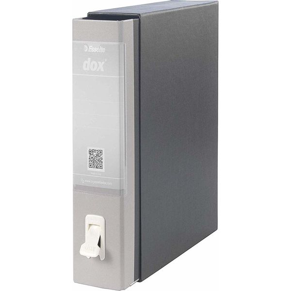 Esselte Dox 2 Raccoglitore Ad Anelli A4 Grigio-image